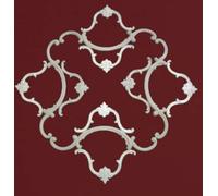 Rosone in gesso componibile art 112 pezzi 12 de.cor.interni da soffitto 125X125