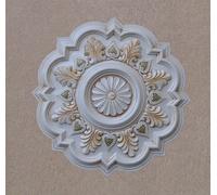 ROSONE IN GESSO DECORATO A MANO D913 DIAM. CM 50