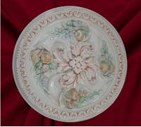 ROSONE IN GESSO DECORATO A MANO D924 diam.60 de.cor.interni.italy da soffitto