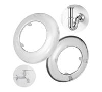 Rosone in ottone DN1 inch, 2 pezzi, dimensioni Ø 65 x 38 mm, cromato, per copritubo, rosone conico, collare sifone, coperchio rubinetto, sezione tubo, radiatore, rosone a pressione accessori sanitari