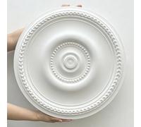 Rosone in stucco, 52 cm, elemento decorativo, decorazione da parete per