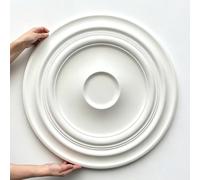 Rosone in stucco, 62 cm, rosetta da soffitto in poliuretano, decorazione da