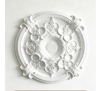Rosone in stucco, 65 cm, elemento decorativo, decorazione da parete per