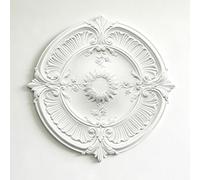 Rosone in stucco, 76 cm, elemento decorativo, decorazione da parete per