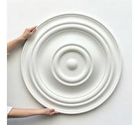 Rosone in stucco, 80 cm, elemento decorativo, decorazione da parete per