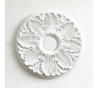 Rosone in stucco, 80 cm, elemento decorativo, decorazione da parete per