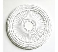 Rosone in stucco, rotonda, 89,5 cm, rosetta da soffitto per lampade da