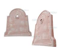 Rosone in Terracotta per Fontana frontale pannello murale a parete per rubinetto