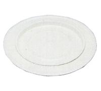 Rosone Laccato Bianco Cm 11