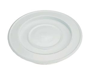 Rosone laccato con coperchio Ø 10 cm bianco Bianco