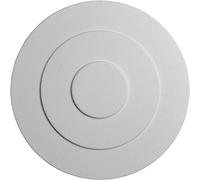 Rosone Lampadario Soffitto MASTERBRICO - Rosoni in Polistirolo Decorativi per Soffitto e Pareti, Rosone Elegante per Lampadari, Leggero e Facile da Applicare con Colla Inclusa (32 cm - A009)