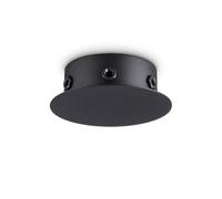 Rosone Magnetico All In Metallo Nero 6 Luci