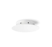 6255 B Rosone in metallo colore bianco 8 fori