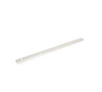 Rosone rettangolare multicavo in metallo 5 fori 120cm bianco opaco