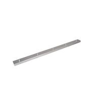 Rosone rettangolare multicavo in metallo 5 fori 120cm cromo lucido