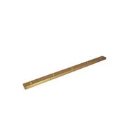Rosone rettangolare multicavo in metallo 5 fori 120cm ottone brunito