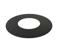 Rosone per canale da fumo serie Arredo-Legna Ø 120 mm nero