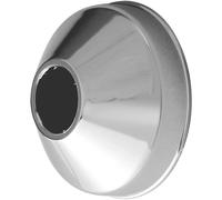 Rosone per tubi eccentrici Ø 32 mm interno 100 mm esterno Cromato