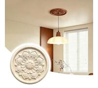 Rosone Soffitto Lampadari e Ventilatori da Soffitto con Rosone in Legno | Rosone Decorativo per Lampadario o Ventilatore da Soffitto, Elegante Copertura per Il Rosone di Fissaggio (stile Moderno)