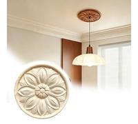 Rosone Soffitto Lampadari e Ventilatori da Soffitto con Rosone in Legno | Rosone Decorativo per Lampadario o Ventilatore da Soffitto, Elegante Copertura per Il Rosone di Fissaggio (stile Moderno)