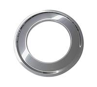 Rosone tondo canna fumaria stufa caldaia pellet acciaio inox D. 160 mm.