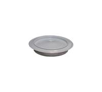 ROSONE VERNICIATO BIANCO PER TUBI STUFA ALA TERMOSIFONE COPRIFORO D. 10 CM 100
