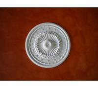 ROSONI IN GESSO BIANCO PER SOFFITTI, ROSONE RB 34 Ø 46 cm.