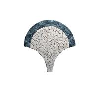 Rosoni in marmo, mosaici COSE DI PAVONE INCOLLATA SU RETE SPESSORE 1 CM