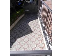 Rosoni in marmo, mosaici COSE DI PAVONE INCOLLATA SU RETE SPESSORE 1 CM