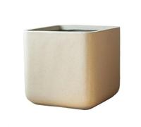 ROSPFKELSC Vasi per piante quadrati, grandi in finto cemento, modello alto, in tinta unita, per interni ed esterni, ideali per piante e fiori (grande)