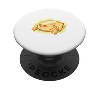 Rospo grasso Rana minimalista Anfibio Biologia Animale Fauna PopSockets PopGrip Adesivo