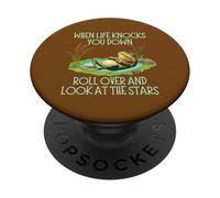 Rospo quando la vita ti abbatte rotolati e guarda le stelle PopSockets PopGrip Adesivo
