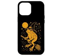 Rospo Stregone Volante Magia e Luna di Halloween Custodia per iPhone 12 Pro Max
