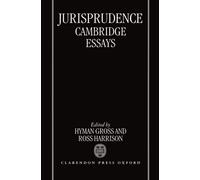Ross Harrison Hyman Gross Jurisprudence: Cambridge Essays (Copertina rigida)