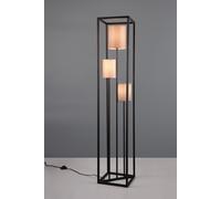 ROSS PIANTANA STRUTTURA METALLO NERO E 3 PARALUMI MULTICOLOR H. 153CM ATTACCO E27