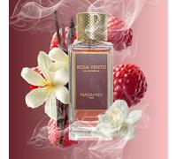 Rossa Vento - Acqua di profumo Unisex 100 ml - Rosa Vento FRAGRANZA Paris - Idea regalo uomo e donna - Fragranza lunga durata - Made in France