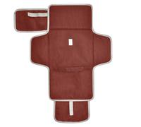 Rossastro Marrone Tinta Unita Riutilizzabile Impermeabile pad con Tasca Tessuto Pannolino Bambino Fasciatoio Fasciatoio Bambino Stazione di Viaggio Kit cambiadores de pa?ales para Bebes