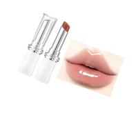 Rossetto a lunga tenuta con finitura vetrosa, E | Texture morbida e cremosa e colore ogni giorno per le routine dei pendolari, tubo singolo