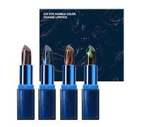 Rossetto Cambia Colore,Gloss Labbra 4X Temperatura - Idratante Leggero Nutriente a Lunga Durata per Trucco Naturale Quotidiano