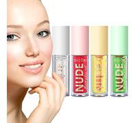 Rossetto che cambia colore - macchia di lucidalabbra cambia colore - macchia lucida, colorazione ad olio, olio per labbra idratante fruttato per labbra secche hanno una pologmase naturale e sana