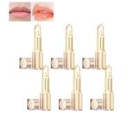 Rossetto che cambia colore resistente ai trasferimenti, lucidalabbra idratante, altamente nutriente, lucido, trasparente, aumenta la pienezza delle labbra, morbido e di lunga durata (6 pezzi)