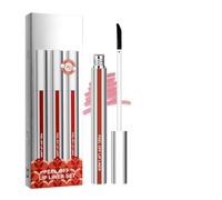 Rossetto colorare staccarsi, staccare il rossetto delle labbra, 3x idratanti idratante Matte impermeabile labbro lucidalabbra, Coppa non appiccicosa, tinta vibrante per il trucco per lettine cosmetich