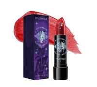 Rossetto diamantato scintillante, a lunga durata, impermeabile, a prova di sbavature, non appiccicoso, per labbra brillanti da festa, adatto a maschere, cosplay, trucco di Halloween e Natale (#5)