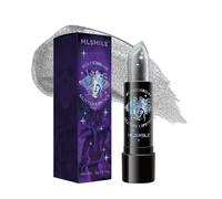 Rossetto diamantato scintillante, a lunga durata, impermeabile, a prova di sbavature, non appiccicoso, per labbra brillanti da festa, adatto a maschere, cosplay, trucco di Halloween e Natale (#1)
