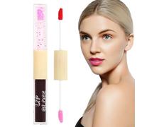 Rossetto due estremità,Rossetto quotidiano per le donne - Rossetto impermeabile con effetto specchio per le donne, olio idratante lucidalabbra, olio idratante per labbra, olio idratante