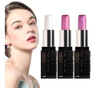 Rossetto Glitter 3 Pezzi di Lucidalabbra per la Bellezza