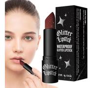Rossetto glitterato a lunga durata, lucidalabbra glitterato Rossetto | Stick lucidalabbra opaco Per donne, feste, serate fuori, appuntamenti, t
