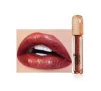 Rossetto liquido glitterato opaco, lucidalabbra, impermeabile scintillante metallizzato, pigmento elevato,tinta per labbra, lunga durata, brillantezza per labbra per adolescenti e donne (08#)
