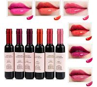Rossetto liquido naturale, 6 colori, per labbra di vino, per signora di lunga durata, mini make up, lucidalabbra, opaco, per vino, regalo di San Valentino, idee per fidanzate, mamme (RD03)