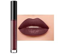 Rossetto liquido opaco, a lunga durata, waterproof, make-up per labbra, rossetto rosso scuro